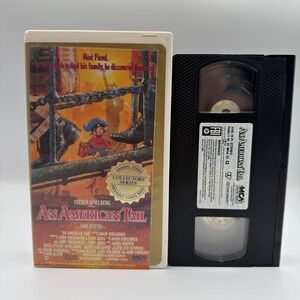An American Tail VHS 1986 Steven Spielberg Don Bluth Collectors Series Clamshell